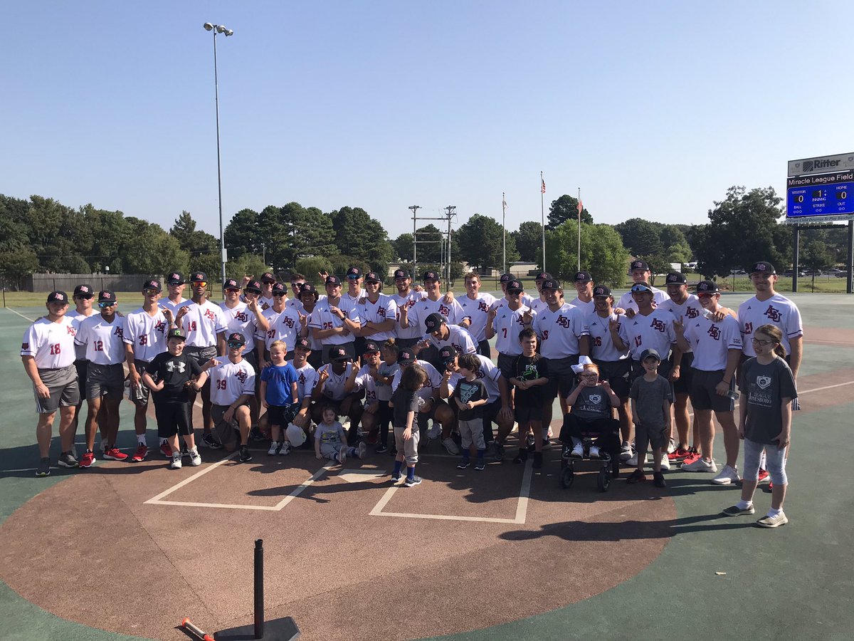 Tommy Raffo (@tommyraffo22) on Twitter photo Opening Day <a href="/MiracleLeagueJB/">Miracle League</a> with 1st Pitch of the Fall season <a href="/CityofJonesboro/">City of Jonesboro, AR</a> Mayor Harold Copenhaver and <a href="/AStateBaseball/">Arkansas State Red Wolves Baseball</a> Importance of Giving Back to wonderful Community #ITT #givingback Opening Day <a href="/MiracleLeagueJB/">Miracle League</a> with 1st Pitch of the Fall season <a href="/CityofJonesboro/">City of Jonesboro, AR</a> Mayor Harold Copenhaver and <a href="/AStateBaseball/">Arkansas State Red Wolves Baseball</a> Importance of Giving Back to wonderful Community #ITT #givingback