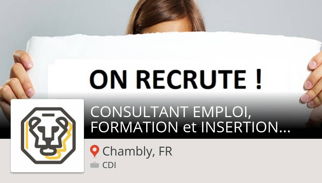 GroupeLeader's tweet photo. Besoin d'un #CONSULTANT #EMPLOI, FORMATION et INSERTION PROFESIONNELLE H/F #ChamblyFR chez #LeaderIntérim. Postulez dès maintenant! #job https://t.co/u9SNSZAvxL #LeaderRecrute #Emploi https://t.co/eAC4I5xEH8