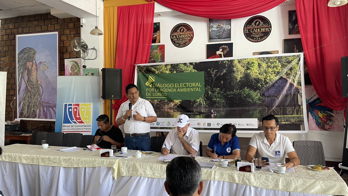 GGGI_Peru's tweet photo. @spdaorg @CIFOR_bosques @Interquorum_iqt @AmazonicoEva @CINCIAMDD @pactoxamazonia @IriPeru @andesamazonfund @whiteband #Ahora los candidatos exponen sus propuestas frente a la problemática de #Bosques🌳 y #CambioClimático🌡️, resaltando en sus propuestas las acciones a implementar para asegurar una gestión forestal eficiente para el desarrollo sostenible de #Loreto. https://t.co/pRyGjw9D0N