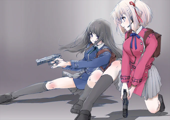 かっこいいなー、もー#リコリス・リコイル  #リコリコ 