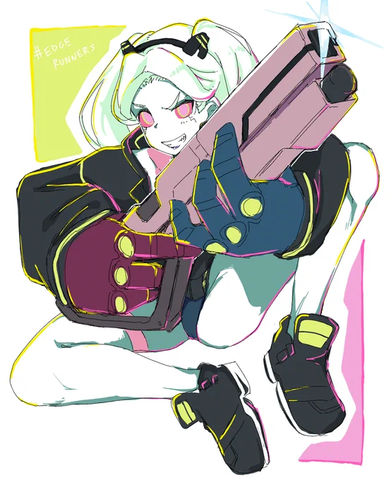 絵チャのレベッカでした#Edgerunners 