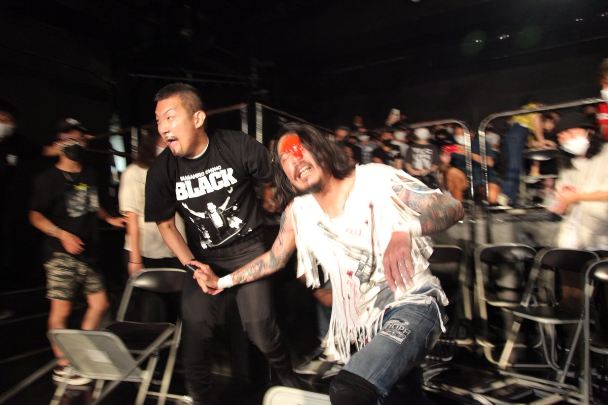 crazyexpress1's tweet photo. 2022/09/13 SHINJUKU FACE / TOKYO / Photo 2
中邑珍輔 & 蛾野正洋vs クラッシャー手塚 & ヒロ伊藤
Photo by Chabo
#crazyexpress
#link13
#oledickfoggy https://t.co/Sa94fQYlfS
