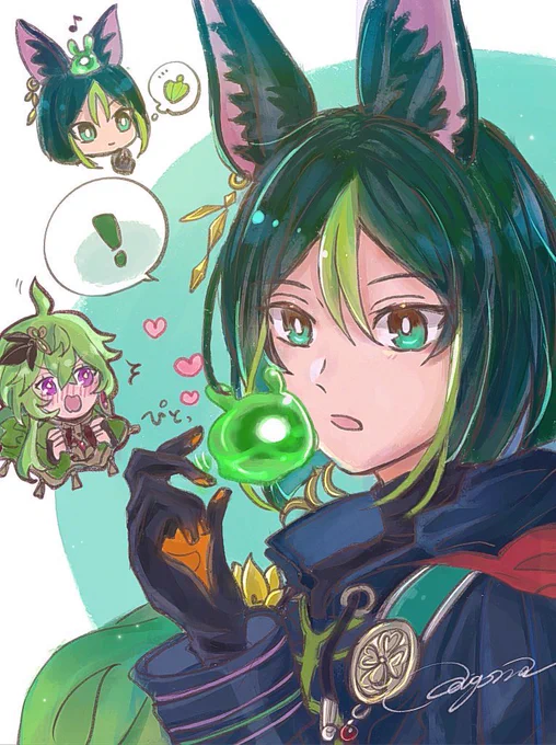 #Tighnari #ティナリ仙霊ちゃんカワイイ 