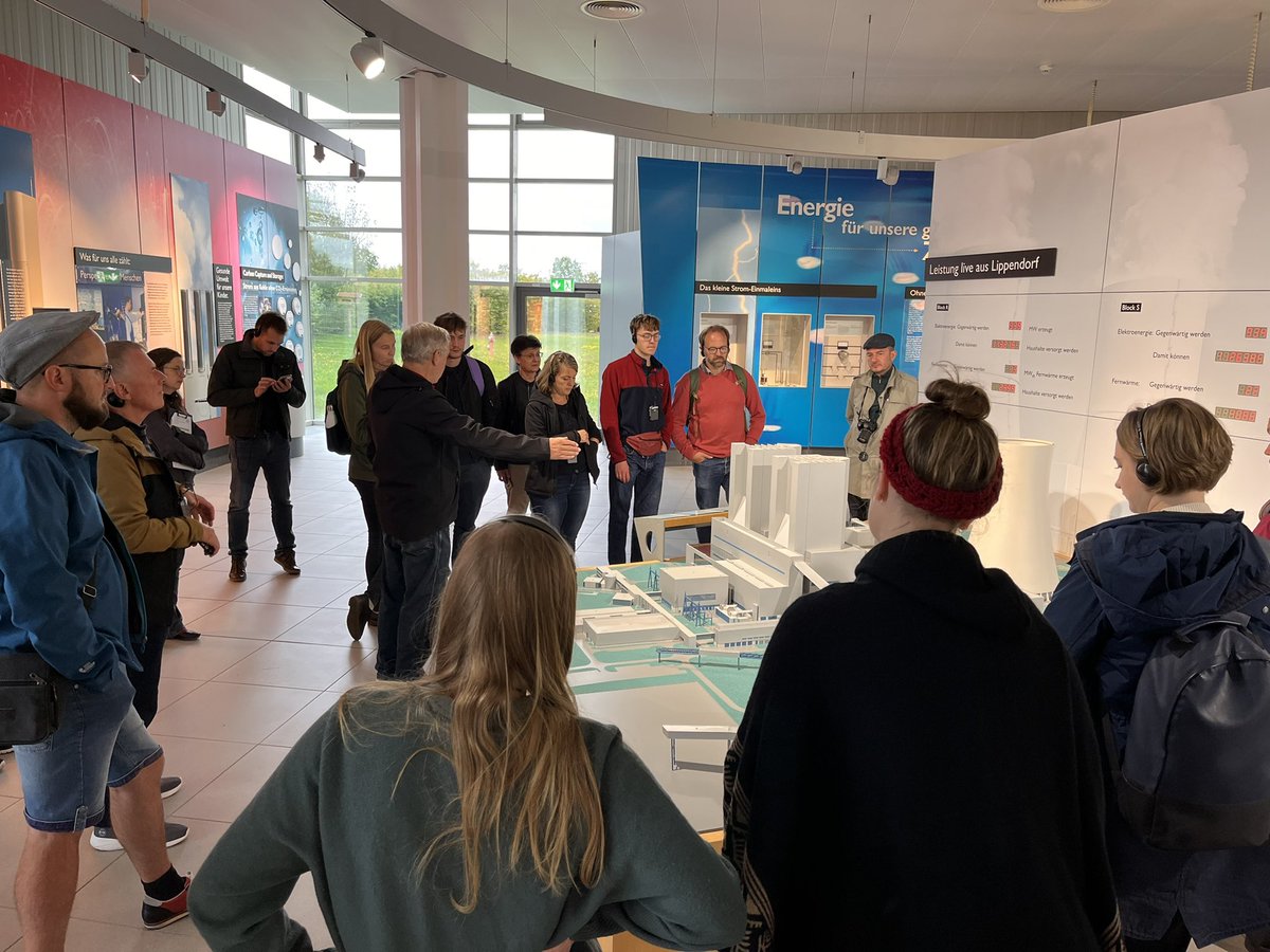 regstud's tweet photo. It’s been a packed day for the #CEE22 post-conference excursion on regional economies in and around #Zeitz, visiting lignite mining sites, a former pasta factory now providing space for artists and virtual reality facilities and finally the #Südzucker sugar (beet) factory. https://t.co/fkpQA15lcV