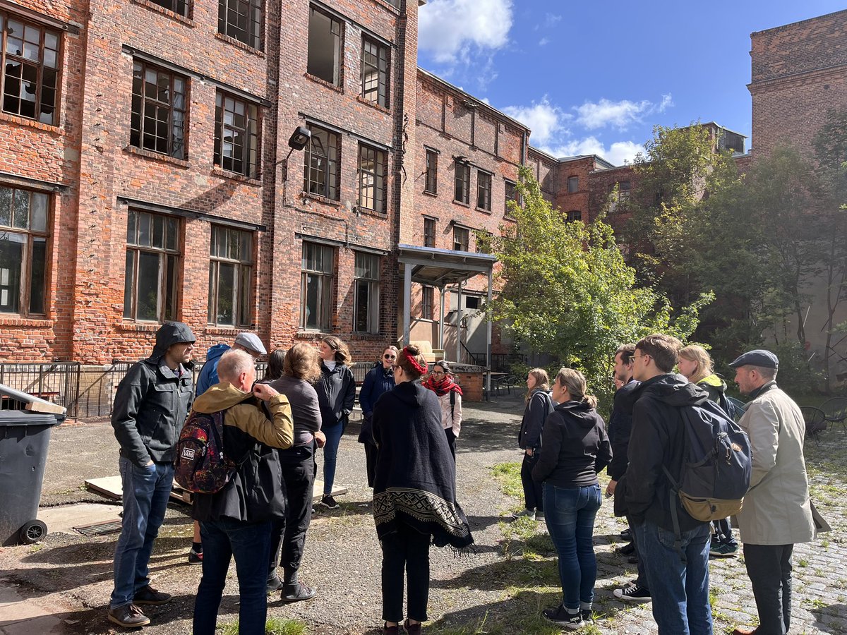 regstud's tweet photo. It’s been a packed day for the #CEE22 post-conference excursion on regional economies in and around #Zeitz, visiting lignite mining sites, a former pasta factory now providing space for artists and virtual reality facilities and finally the #Südzucker sugar (beet) factory. https://t.co/fkpQA15lcV