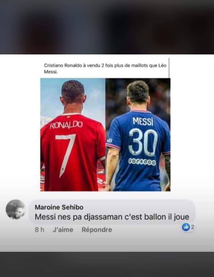 OlNabil's tweet image. Messi n'est pas djassaman c'est ballon il joue 😂