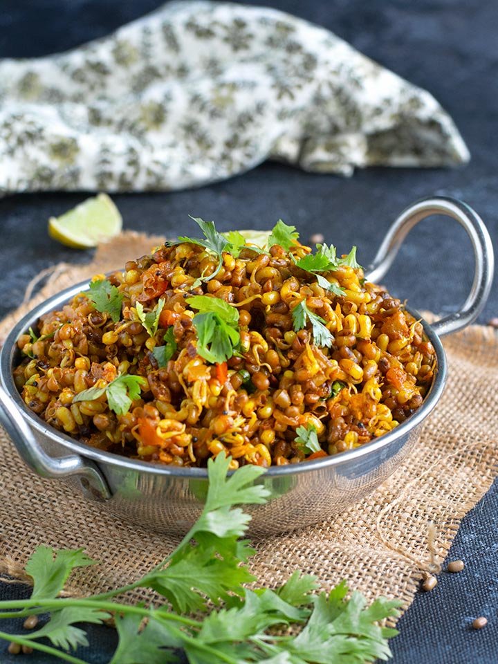 Ticklingpalates's tweet photo. Serve this protein powder packed Matki Usal with rotis for a hearty Dinner.
Recipe - https://t.co/Jbaq5tXauN https://t.co/c0M5fVgJPj