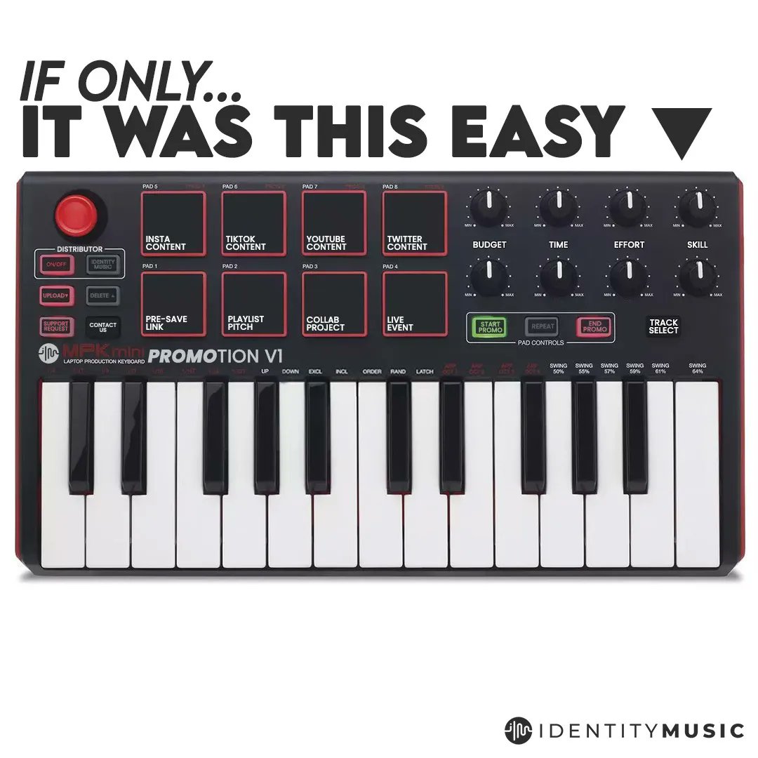 Identity_Music_'s tweet photo. Do you wish you had gear like this? Gear to help promote that amazing music you are making?

It's easy to focus on the creative side but we need to remember to promote that hard work too!

#musicpad #synthpad #producergear #producers #midi https://t.co/lTs0fdGuWy