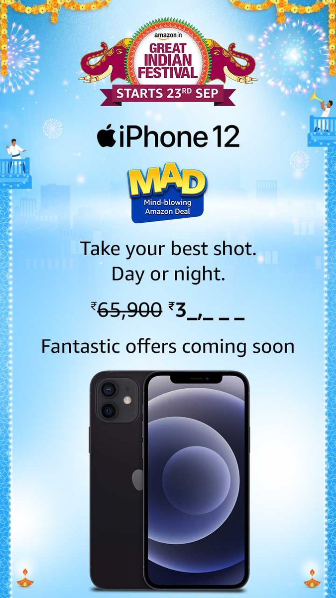 pree9090's tweet photo. What a fabulous offer on iphone 12 guys it's time to upgrade your phone
With the latest deals
#iPhone12DealOnAmazon
@amazonIN https://t.co/lc4n2BxeOU