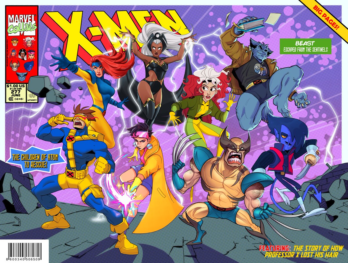 _fpjuni's tweet photo. Aproveitando que X-Men Evolution ta no hbo, segue essa Xmen collab com @pedrinhodacruz_ @RandallRandomm @CanalBrushRush @gabi_vasko @gabirotcho @cabelodecuia @iampmilanez https://t.co/dvrhsRjXgb