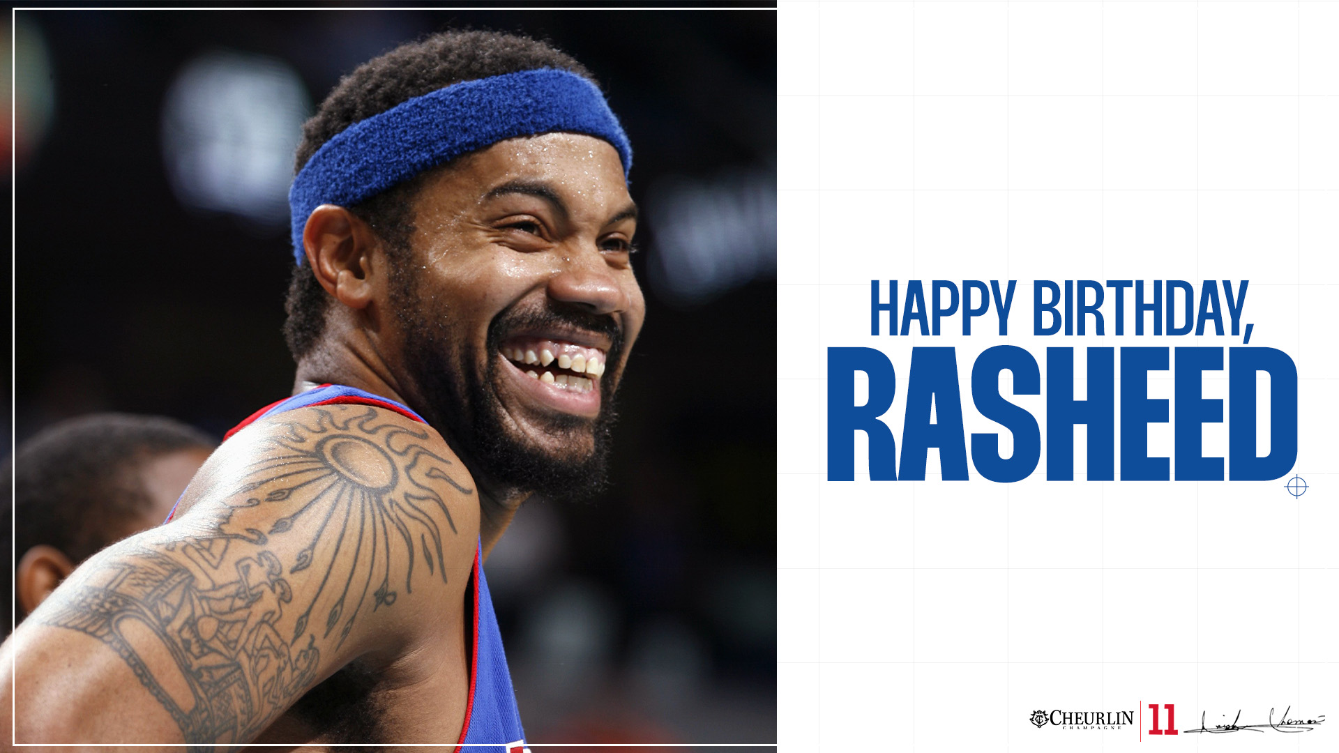  Join us in wishing Rasheed Wallace a very happy birthday  | 