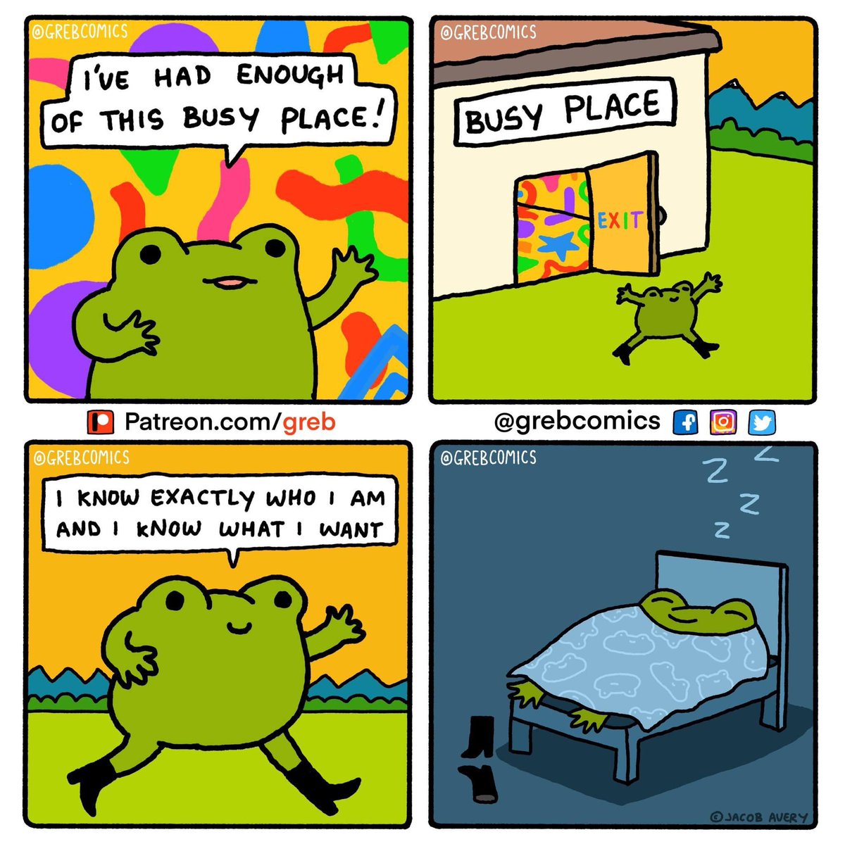 GrebComics's tweet photo. How I'm trying to be this weekend 😴 https://t.co/24nXsYoeae