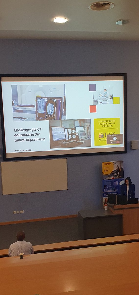 odonovmt's tweet photo. Last but not least our final speaker of the #UCCCT Symposium @_RenaYoung @UccDeptMed to discuss the challenges for CT education in clinical departments. https://t.co/IQJNnmxO0v