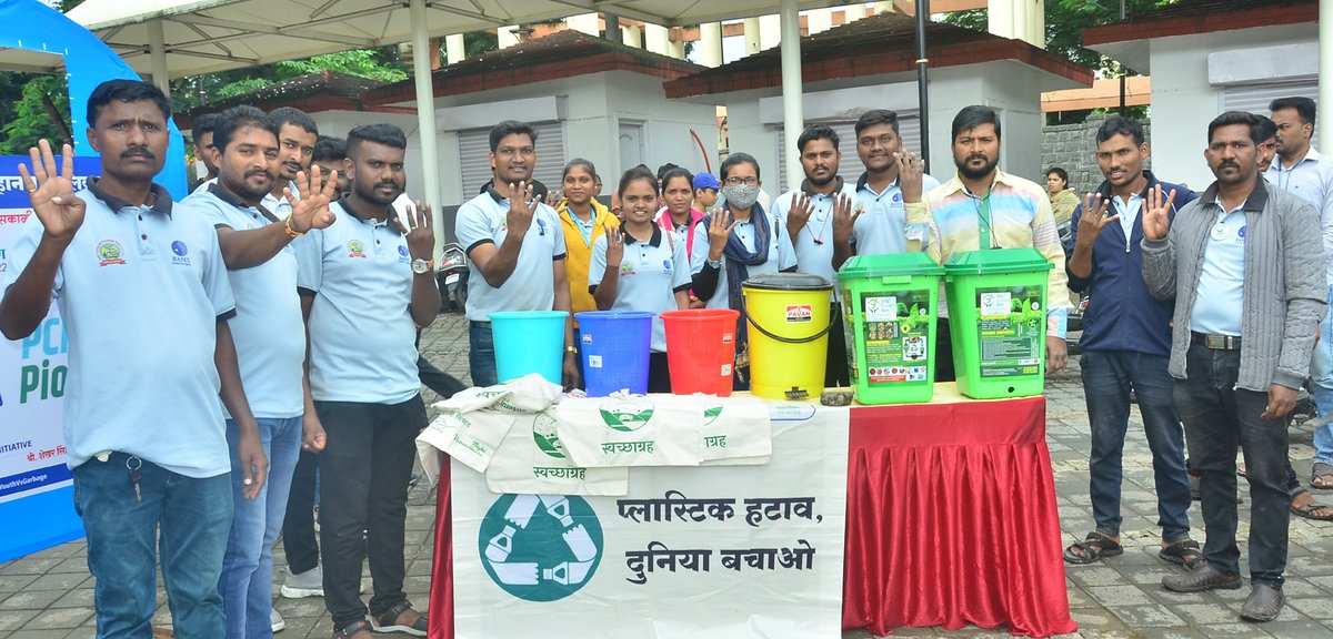 PCMCSarathi's tweet photo. #IndianSwachhataLeague
पिंपरी चिंचवड महानगरपालिकेच्या वतीने आज स्वच्छ अमृत महोत्सवानिमित्त ‘इंडियन स्वच्छता लिग’ या मोहिमे अंतर्गत शहरात अनेक ठिकाणी #प्लॉगेथॉन मोहीम राबविण्यात आली.
#GarbageFreePCMC #YouthVsGarbage #PCMCPioneers #SwachhAmrutMahotsav #citizens #participation https://t.co/a9JytLoCqY