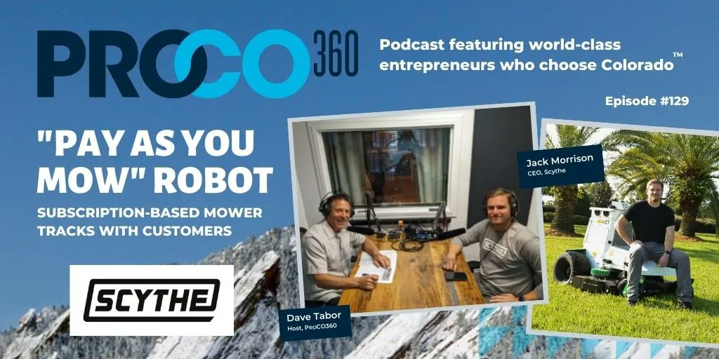 “WE STRAPPED SOME CAMERAS AND SENSORS ONTO MY OLD CUB CADET RIDING MOWER AND DROVE AROUND.”  
Jack Morrison, CEO, <a href="/scytherR6/">Scytherpwnz</a> 
Listen now to hear how Scythe solves a huge pain point in an amazing way that aligns its customers’ goals and more buff.ly/3d8KKAI