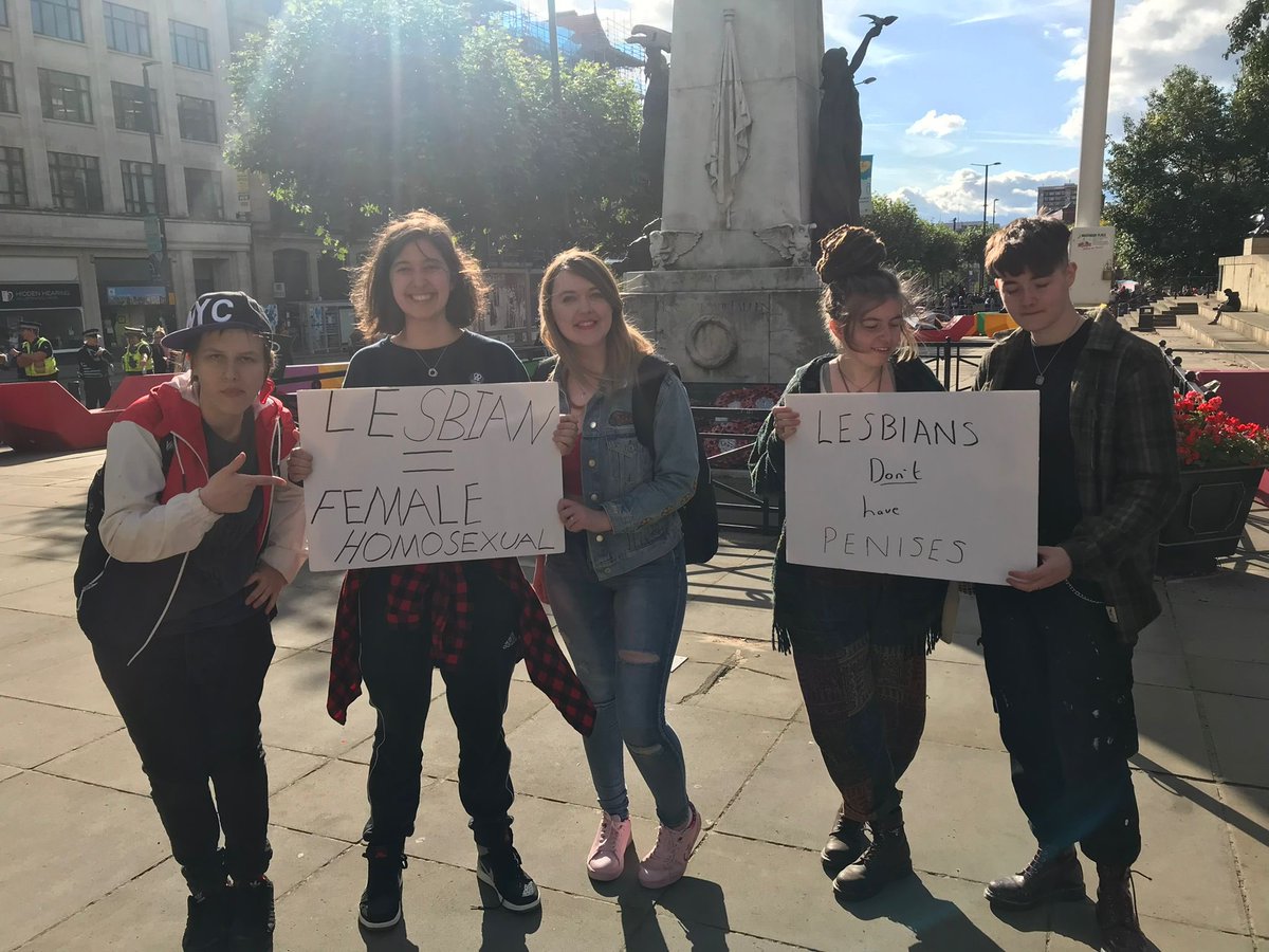 Well done young lesbians! Wonderful to see you all there today. #LesbianStrength2022