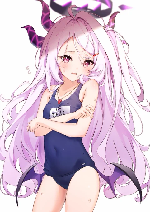 水着ヒナ…… #ブルアカ 