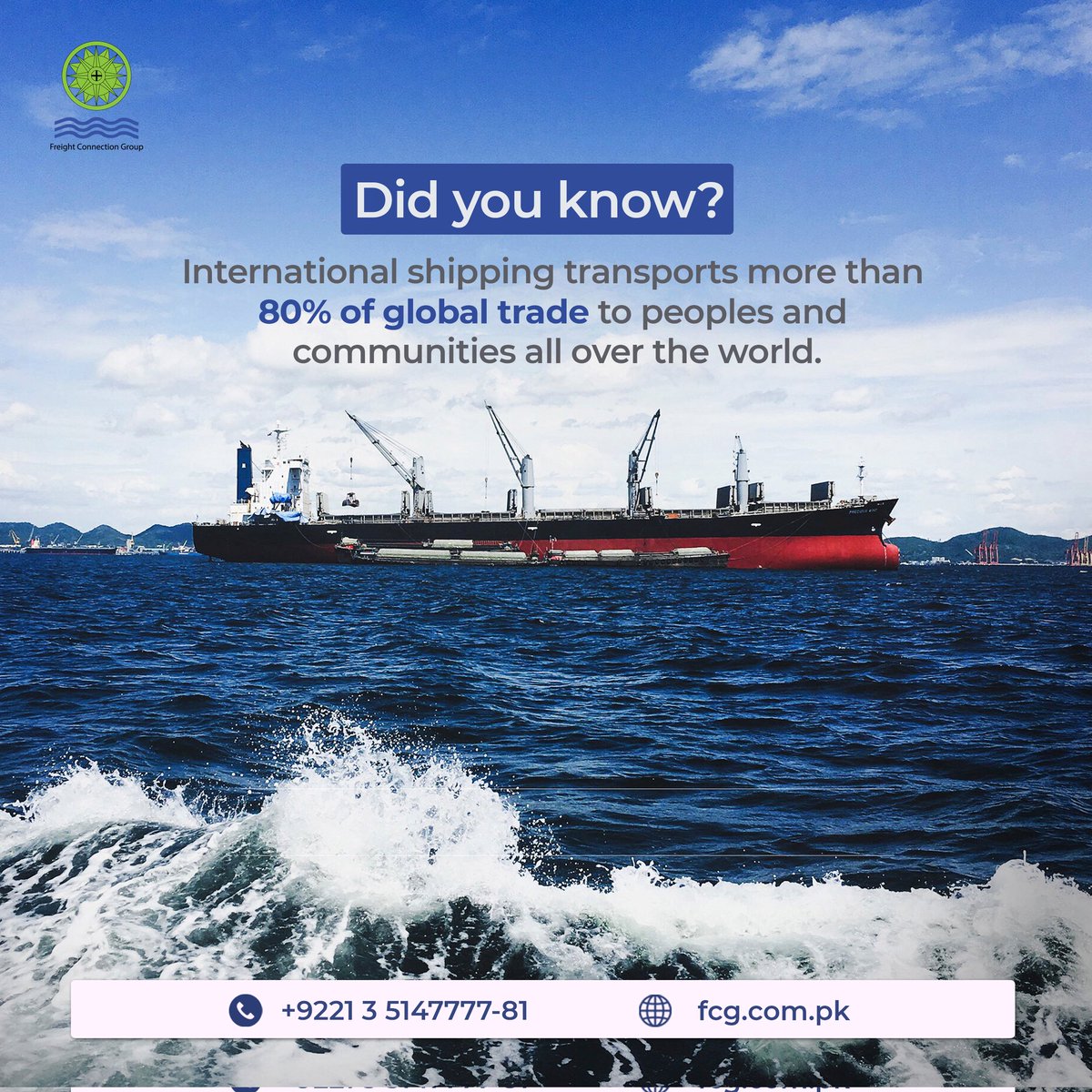 FCPPL_Logistics's tweet photo. In an industry so deeply rooted in the global trade market, it helps having a century worth of experience under our belts.
#freightconnectionpakistan #industry #globaltrade #Pakistan https://t.co/zUEFWHXiq3