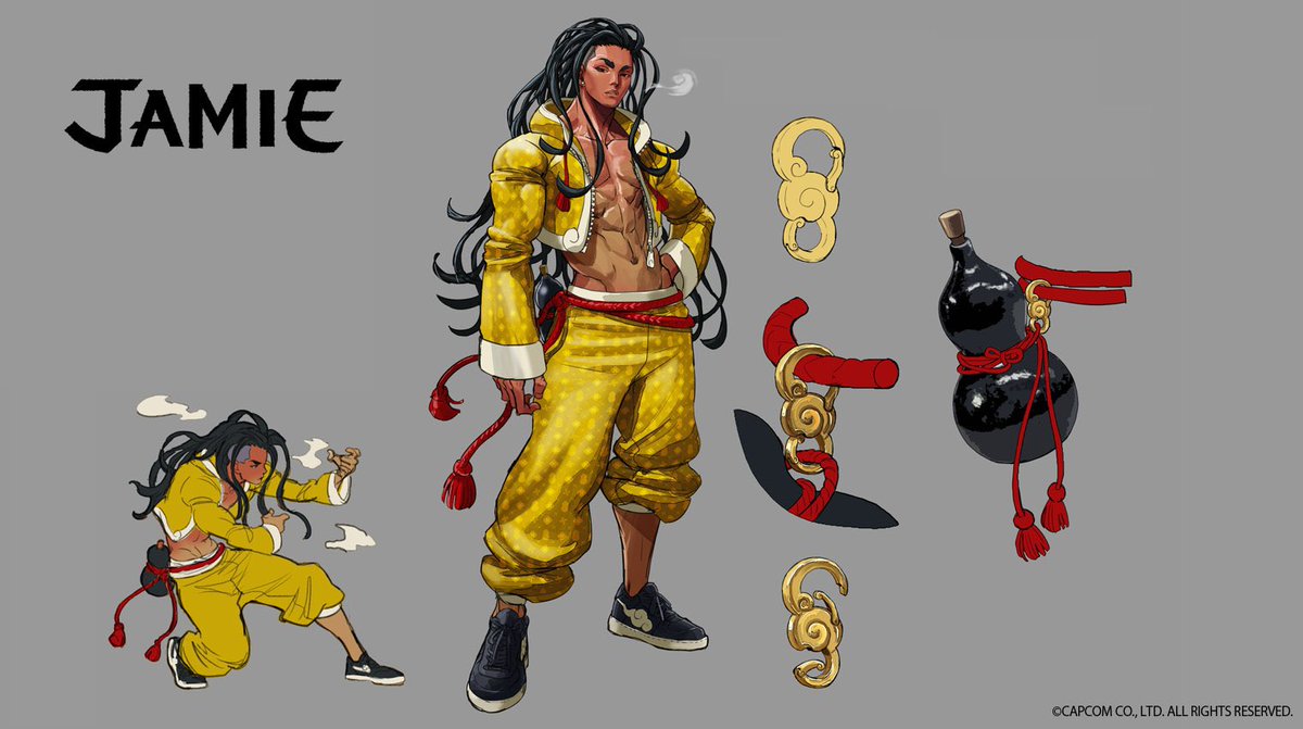 DAILYFlGHTlNG's tweet photo. street fighter 6 juri, kimberly, jamie and luke concept arts by takayuki nakayama https://t.co/SgaSi4lon2