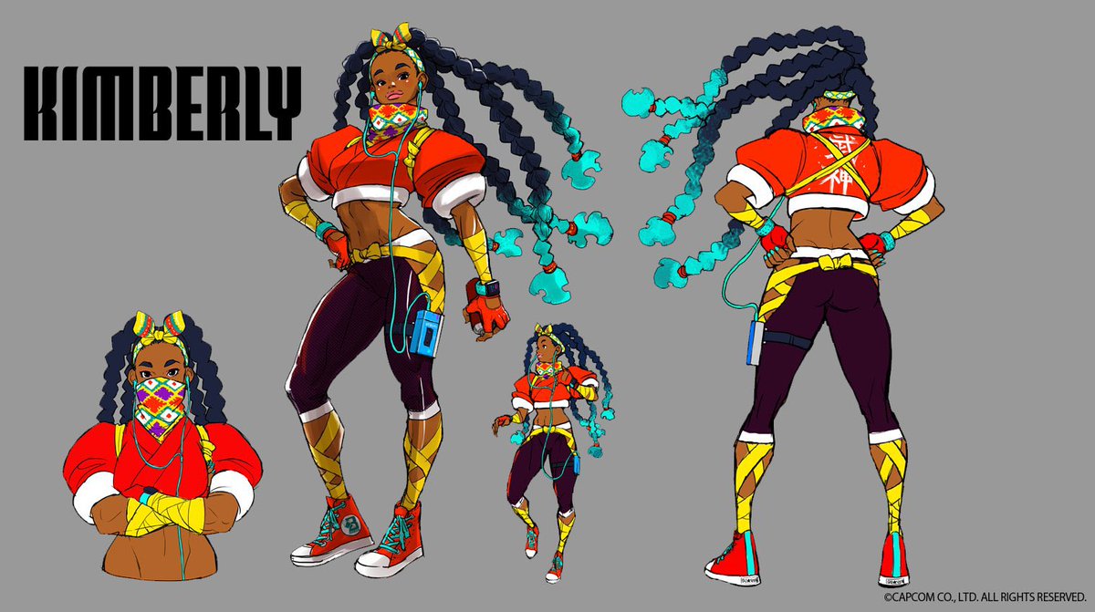 DAILYFlGHTlNG's tweet photo. street fighter 6 juri, kimberly, jamie and luke concept arts by takayuki nakayama https://t.co/SgaSi4lon2