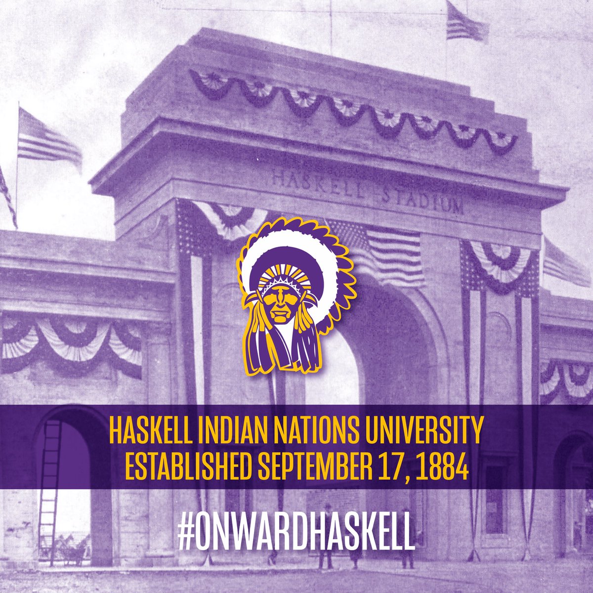 onwardhaskell's tweet image. Happy 138th Birthday to the greatest school on Mother Earth, Haskell Indian Nations University!!

#OnwardHaskell | #HaskellAlumni