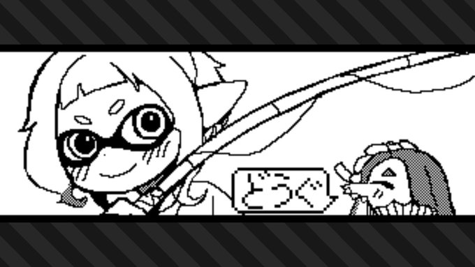 スイッチ用のペンでの試し描き
 #スプラトゥーン3 #Splatoon3 #NintendoSwitch 