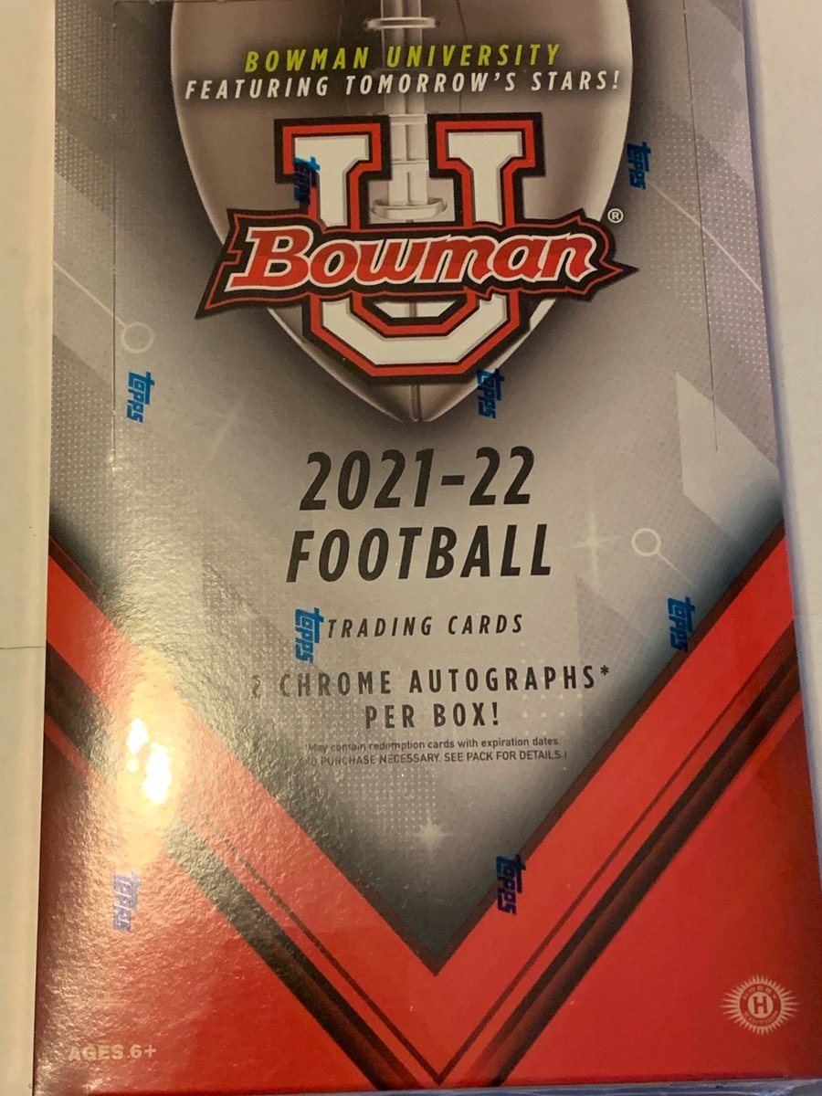 CardPurchaser's tweet image. Who wants a free Bowman U football hobby box?

- Follow @CardPurchaser 
- Retweet this tweet
- Like this tweet

Winner drawn Saturday 9/17 at 9pm Central!