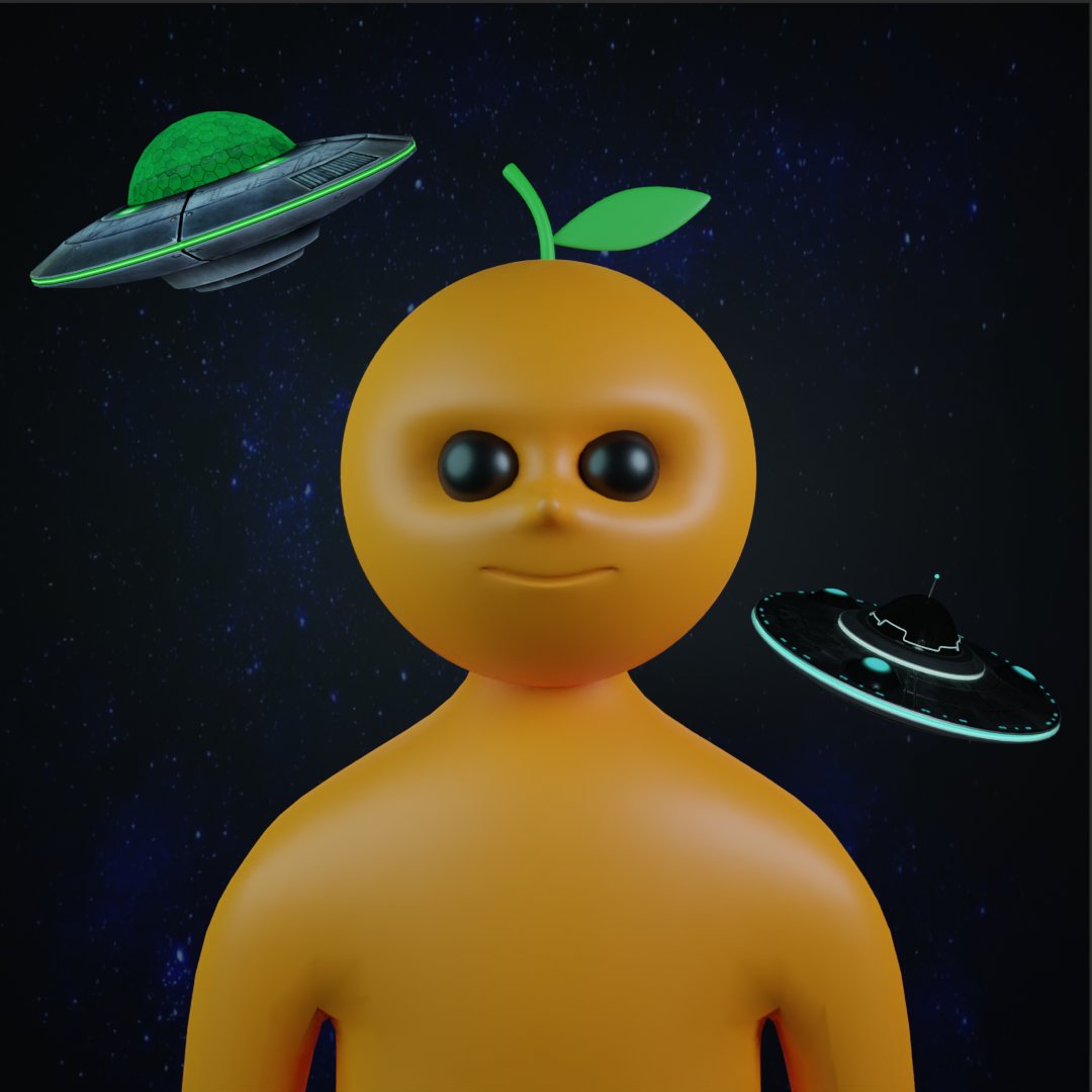 Orange the alien 🍊👽 Available on Polygon blockchain 🚀 Who wants to buy this one 👇✨for 0.004 $ETH opensea.io/assets/matic/0… #NFTs #NFTCommunity #nftart #NFTdrop