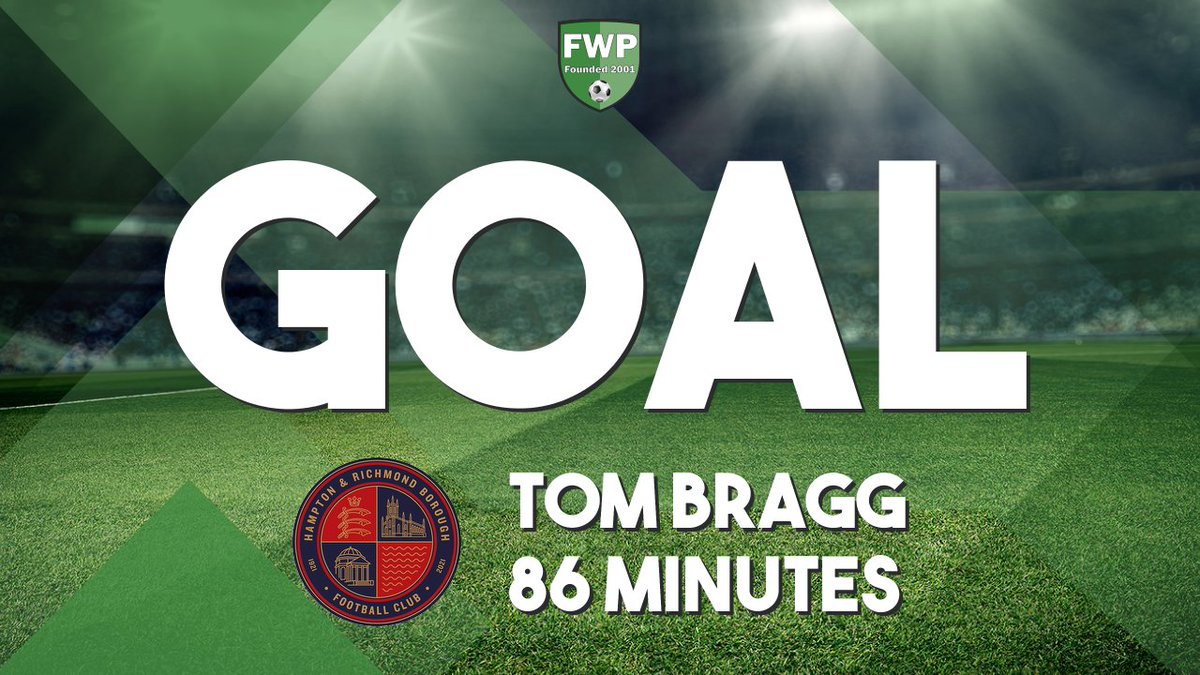 GOAL: Bognor Regis Town 0-2 HAMPTON &amp; RICHMOND BOROUGH - Tom Bragg (86' og) #IsthmianLeague