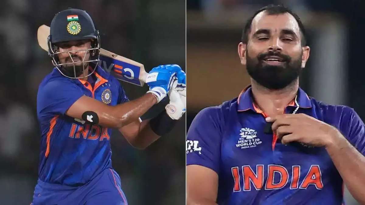thesportsbash's tweet photo. 🚨 UPDATE 🚨

Mohammed Shami, Shreyas Iyer &amp; Ravi Bishnoi will travel with the Indian team to Australia for the T20 World Cup 2022 🇦🇺

#INDvAUS #Gill https://t.co/QaGnhjhGe1
