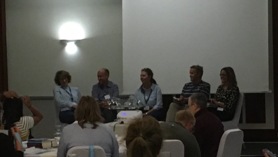 Listening to a wonderful middle grade fiction discussion led by @jmadeleinehale at the #YLGConference #ReadingThePlanet @emmac2603 @JoshLaceybooks @HGold_author @chrisvickwrites @youthlibraries @YLG_SW