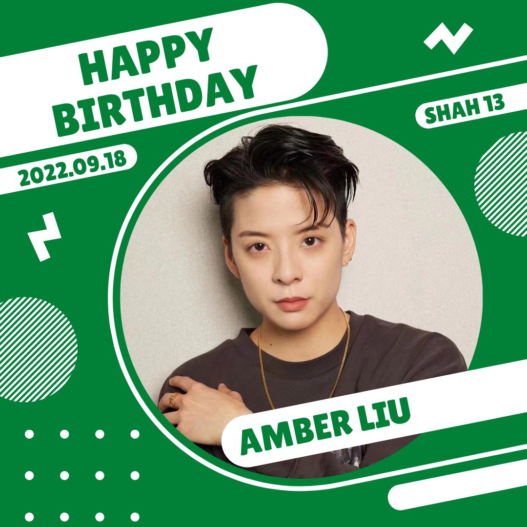 [ ] Happy Birthday to...

> Amber Liu | Soloist     