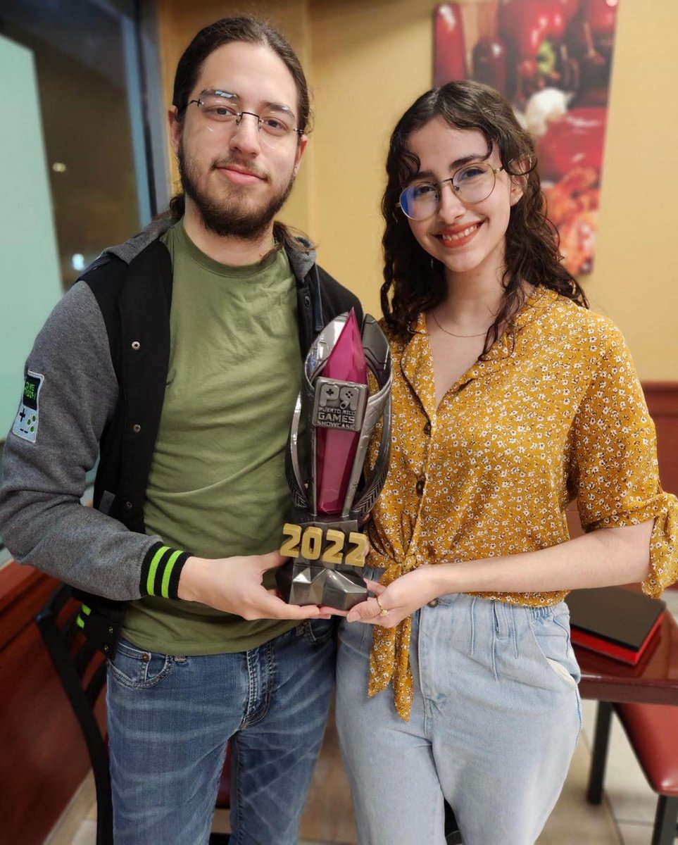 ApagonGame's tweet photo. forever thankful for the support you’ve all given us, now Apagón is winner of the PR Games Showcase 2022 🏆

y gracias a @YoSoyUnGamerTW @HamboPR y @prgamedevs por crear estos espacios para elevar la comunidad #gamedevs de PR 💕🇵🇷 https://t.co/7zWtDApmFH