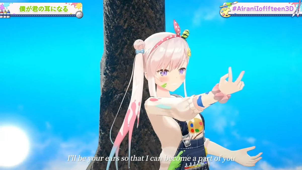 I am speechless, this part alone already make me feel her kindness, the first time i see Vtuber sing with sign language💚
Iofi's 3D showcase is full of Joy and Kindness! We will always support you. 
I Love U 🤟
#AiraniIofifteen3D