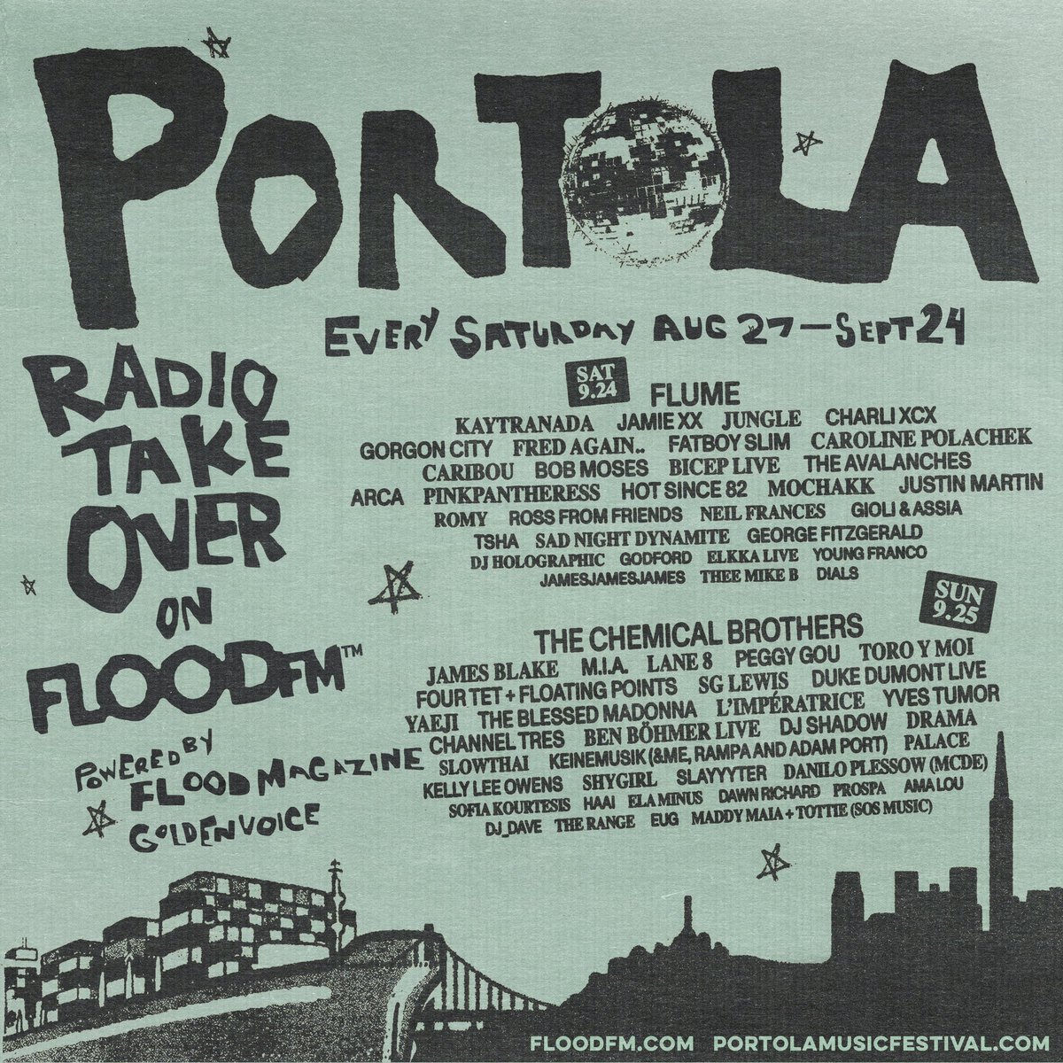 FLOODFM's tweet photo. Flood FM is giving away 2-day passes to the PORTOLA FESTIVAL next weekend!

Just retweet and you are automatically entered to win 🥇 🎟 

And enjoy the PORTOLA RADIO TAKEOVER all day today on Flood FM

@PortolaFestival @floodmagazine @GoldenvoiceBay https://t.co/EwDGZ59UP2