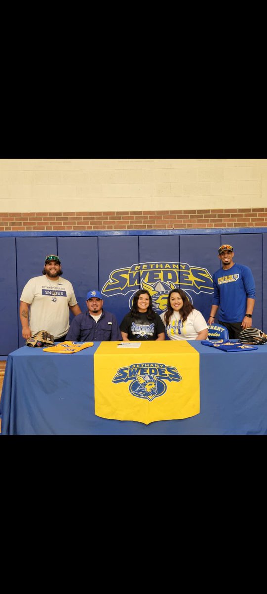 I am so excited to announce that I have committed to play softball and further my academic career at Bethany College! I would like to thank my family and coaches for making me the player I am today, and for always pushing me to be better!! 💙💛 <a href="/SwedesSoftball/">BC Swedes Softball</a>