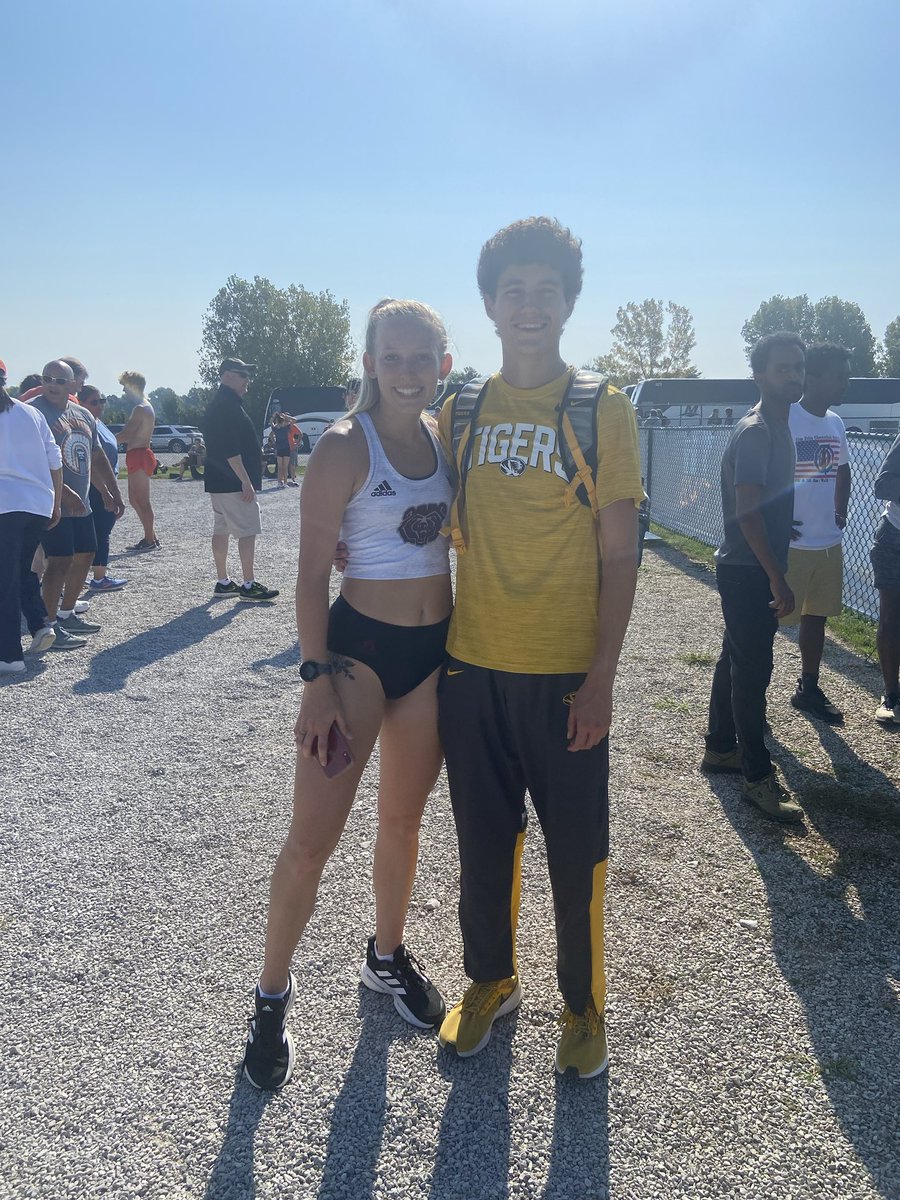 ⁦<a href="/CrossStaley/">Staley Cross Country</a>⁩ ⁦<a href="/SHSFalcons/">Staley High School</a>⁩ Two Former Falcons meet up in Indiana! Alex Hamre and Jack Warner!