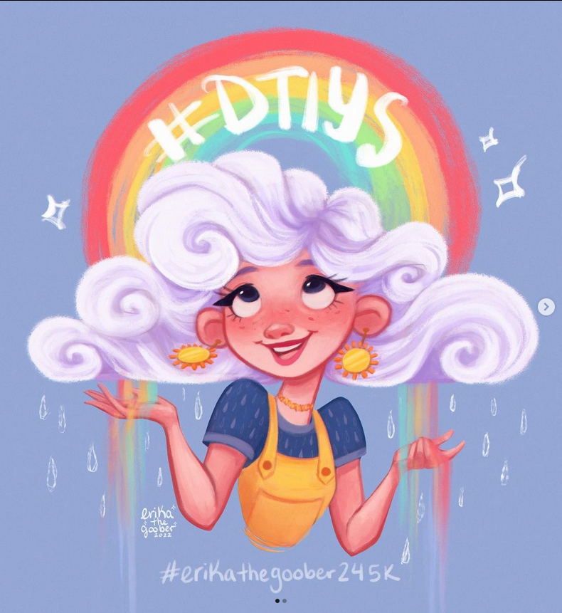 Toricide's tweet photo. my first #dtiys challenge! 🌈🌤 #erikathegoober245k @erikathegoober https://t.co/Ld125D8Bvc