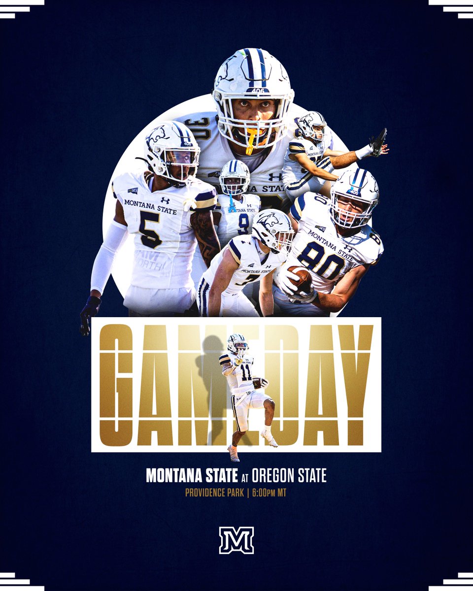 MSUBobcats_FB's tweet photo. Best day of the week. 

It’s Game Day!!

🏟 Providence Park
🕛 6:00 pm MT
📺 Pac12 Network
📻 Bobcat Radio Network

#BobcatBuilt | #GoCatsGo https://t.co/YioqEiUhhH