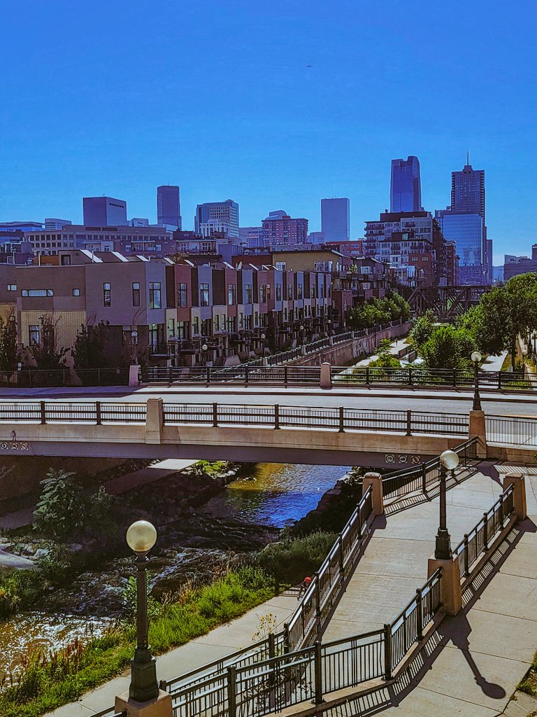 The Cherry Creek Trail cont.

A welcome sight to weary travelers, the Four Mile House was once the last stage stop before Denver.
Where once were a few log cabins, now luxury condos and high rises dot the skyline near Denver’s 1858 birthplace. 
#CherryCreek #BikePath #BikeDenver