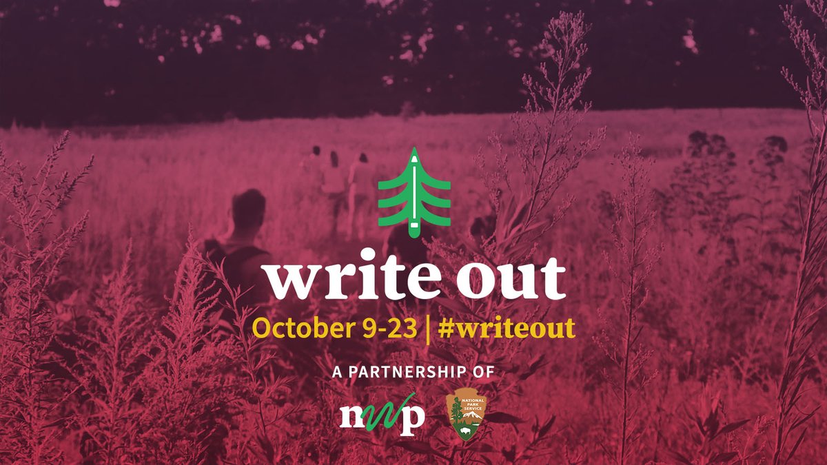 Coming this October: #writeout is a free two-week celebration of writing, making, and sharing inspired by the great outdoors. Get out and create w/ online activities made especially for educators, students, and families. Learn more/sign up at writeout.nwp.org ￼