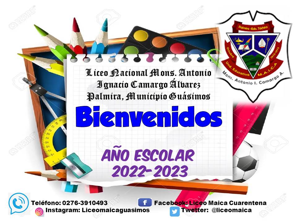 LICEOMAICA's tweet photo. @MPPEDUCACION @yelitzePSUV_ @FreddyBernal @Berzabethg1 @ZonaEducTachira @RosangelaOrozco @clbtachira @GuasimosCra @Crazet2011 https://t.co/GFChTJPzba