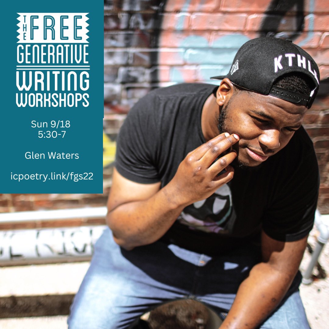 glen52nation's tweet photo. Tomorrow at 5:30 CST I will be leading a FREE generative writing workshop through Iowa City Poetry. Click the link in my bio to register and join us via zoom! See you there! https://t.co/bYxF0UUxVh