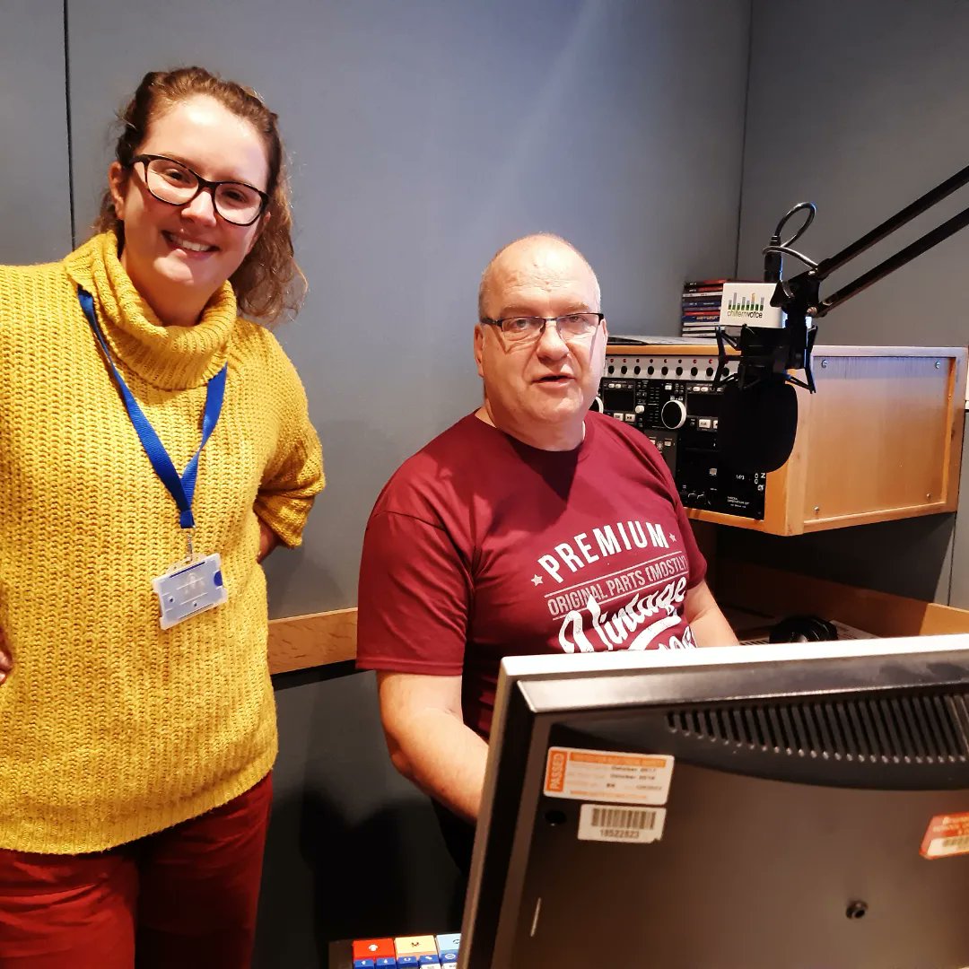 Cue34Theatre's tweet photo. Did you catch us on @chilternvoice this morning? We had a great promoting our Tea and Tales community workshop which we will launch next week. Thanks to Mark and the team for having us! https://t.co/xcoAx4iAN7