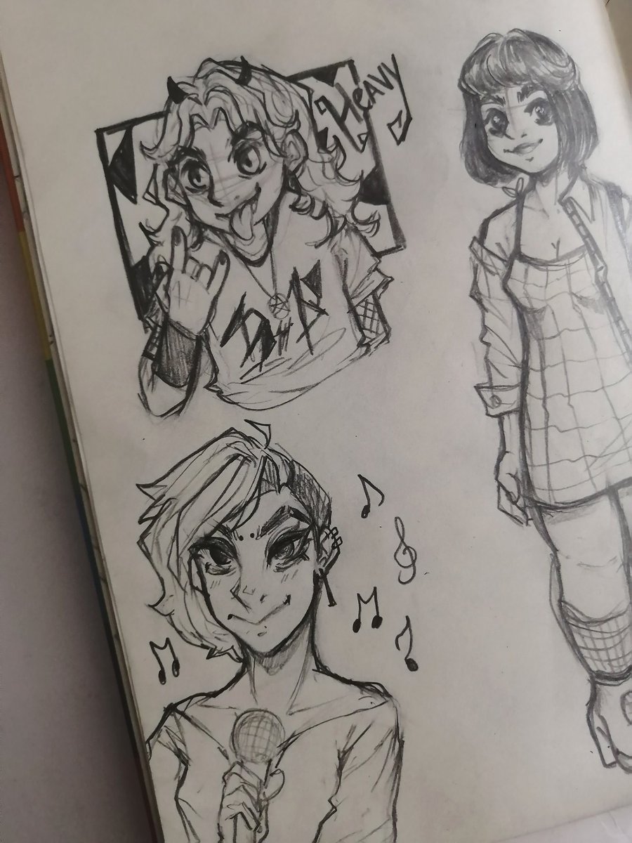 Katline_Work's tweet photo. I know I haven't posted anything lately, Presencial classes is killing me 😩 but I'm starting all the orders in queue so, you're gonna see new post really soon 💕

Ps: Doodles that I do in class https://t.co/Bb34HwmObS