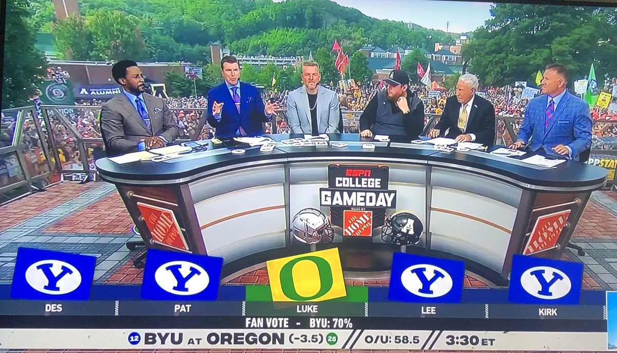 James Crepea on Twitter "College GameDay’s picks"