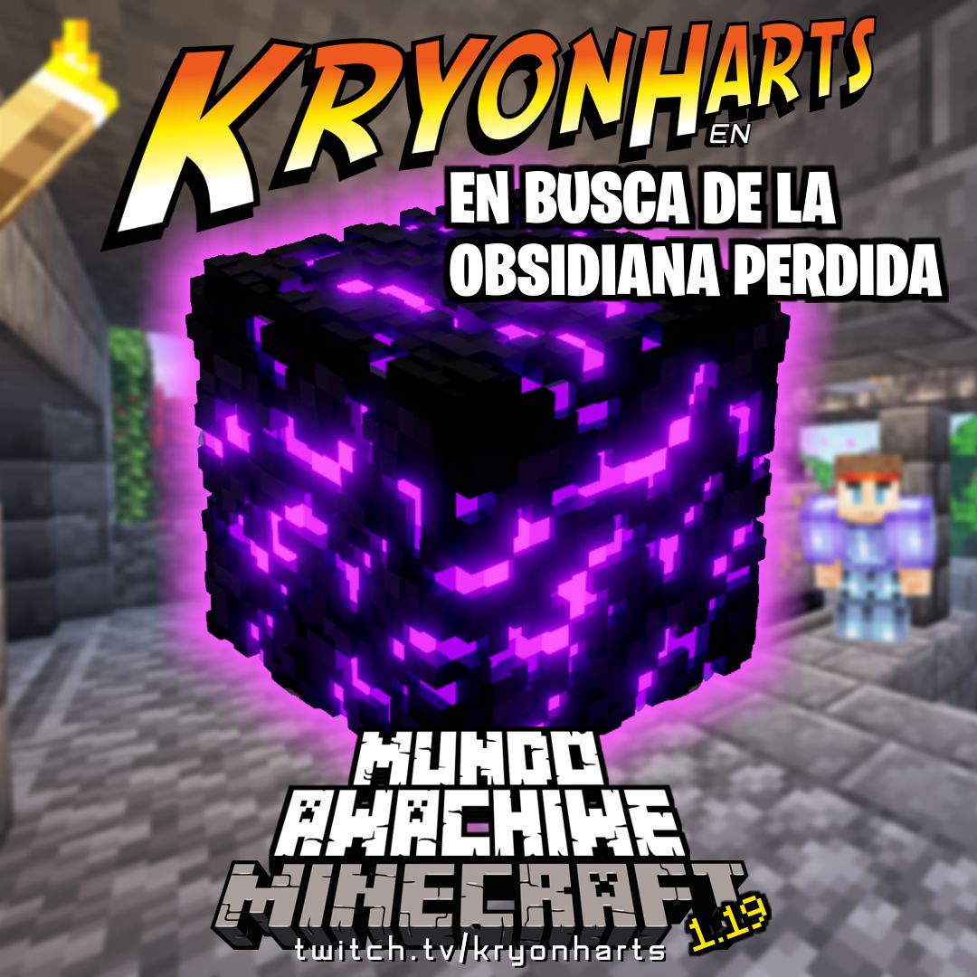 KryonHarts's tweet image. 🔴 Mundo Awachiwe | EN DIRECTO
👉 twitch.tv/kryonharts

Nos falta obsidiana para ir al Nether
¡Ven conmigo a buscarla!

Apetece Minecraft!

#Minecraft #minecraftshaders #minecraftmods
#minecraftwildupdate #wildupdate #awachiwe
@streamsspain #twitchenlinea @Promo_Twitch_RT