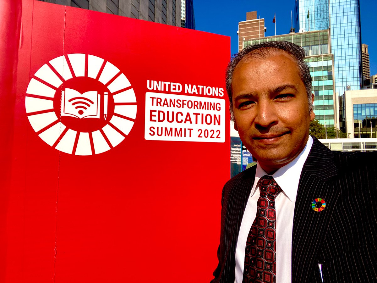 Pleasure to join leaders from <a href="/Microsoft/">Microsoft</a> <a href="/Google/">Google</a> <a href="/IBM/">IBM</a> <a href="/OECD/">OECD ➡️ Better Policies for Better Lives</a> <a href="/LEGOfoundation/">The LEGO Foundation</a> <a href="/JacobsFountain/">Jacob's Fountain</a> &amp; more at  #UNGA77 #TransformEducation. Shared lessons from <a href="/TCS/">Tata Consultancy Services</a>’ efforts in empowering tomorrow’s leaders today w/ content, context, connection. #tcsempowers #goIT #Ignitemyfuture #YEP