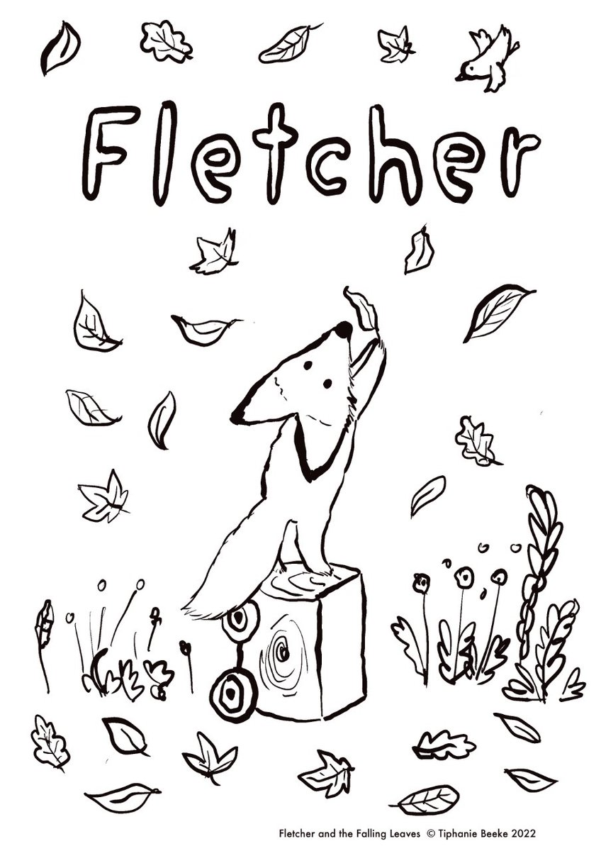 RawlinsonJulia's tweet photo. Fletcher and the Falling Leaves and Fletcher and the Rainbow colouring sheets by @TiphanieBeeke - free to print and share #FletchersFourSeasons #ColouringSheets https://t.co/A1EFrn9Hk8