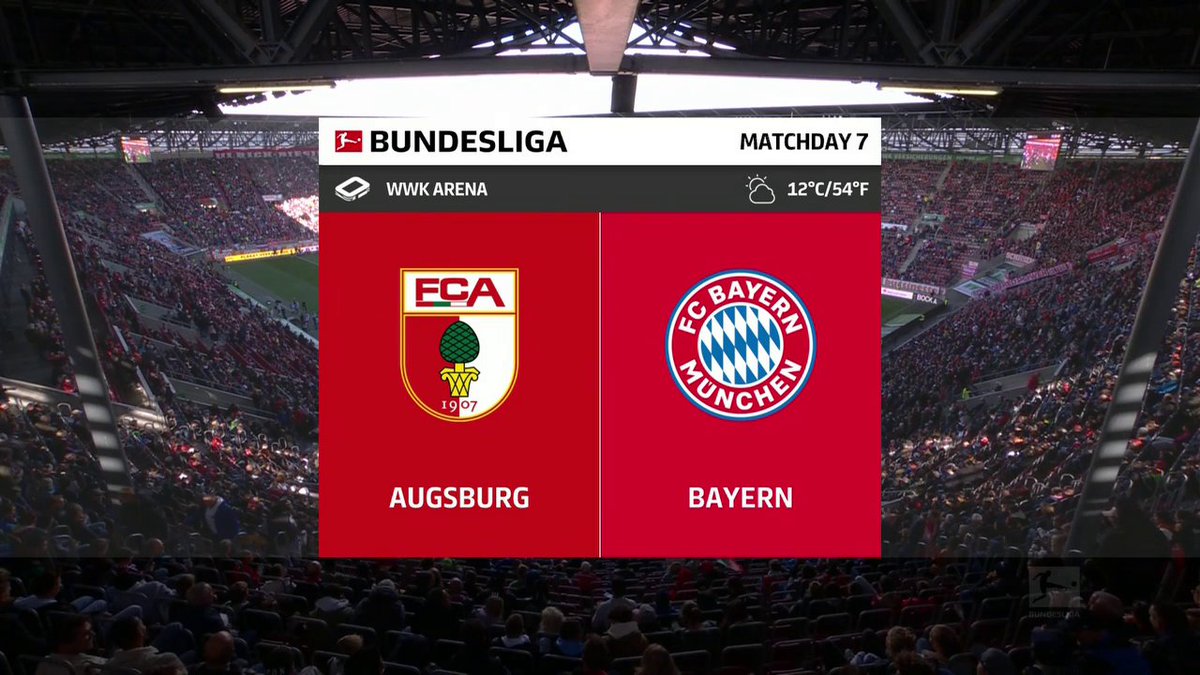 Full match: Augsburg vs Bayern Munich